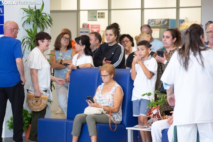 El Rey Felipe VI en el Hospital de Soria