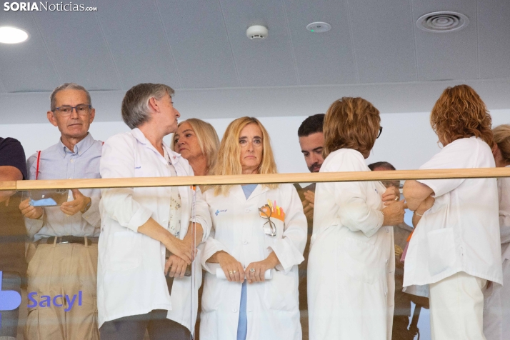 El Rey Felipe VI en el Hospital de Soria