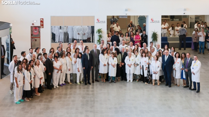 El Rey Felipe VI en el Hospital de Soria