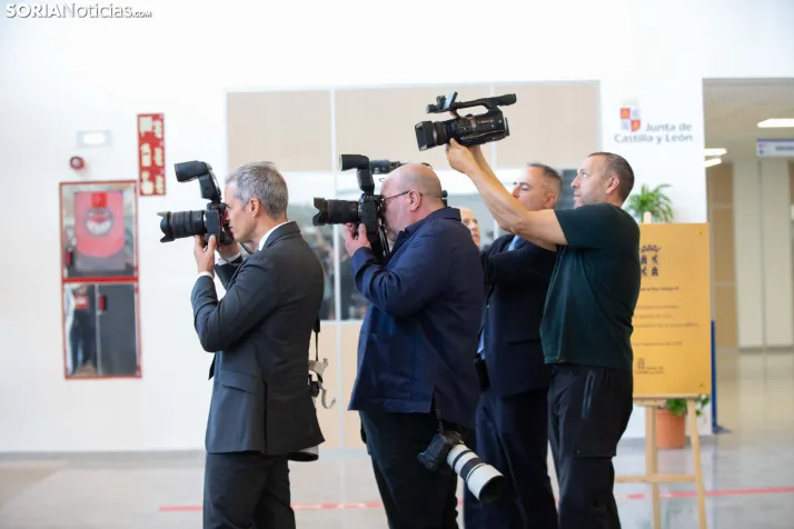 El Rey Felipe VI en el Hospital de Soria