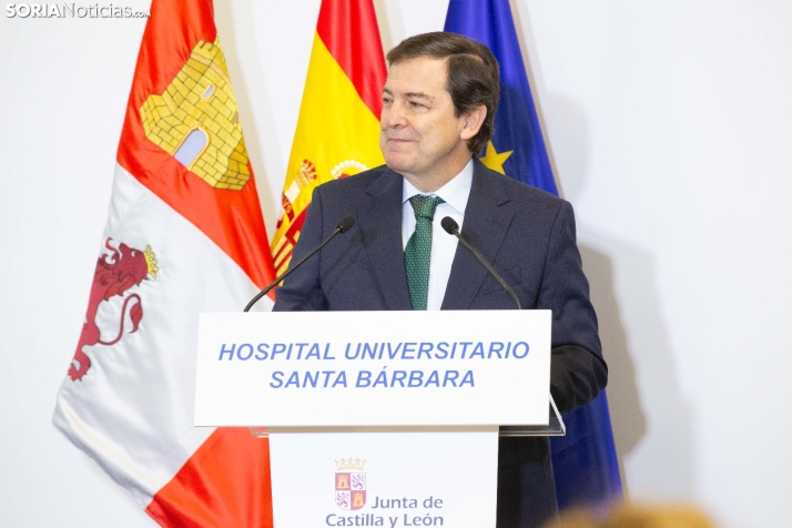 El Rey Felipe VI en el Hospital de Soria