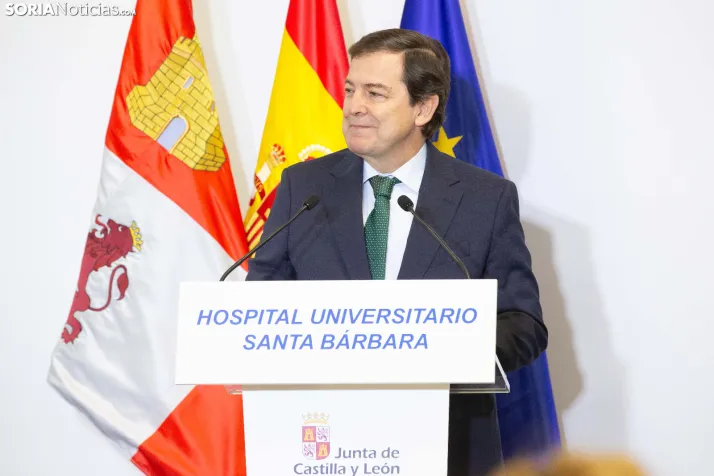 El Rey Felipe VI en el Hospital de Soria