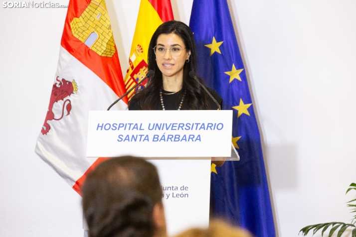 El Rey Felipe VI en el Hospital de Soria