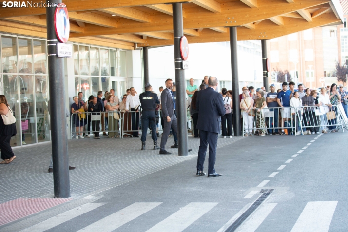 El Rey Felipe VI en el Hospital de Soria