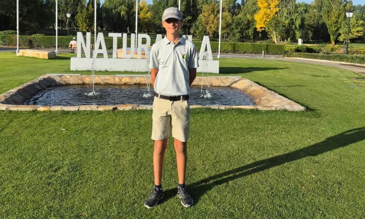 Enzo Jiménez, segundo en el Puntuable de Golf de Castilla y León