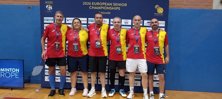 El bádminton soriano mide su nivel ante las potencias continentales en el Europeo de Cerdeña