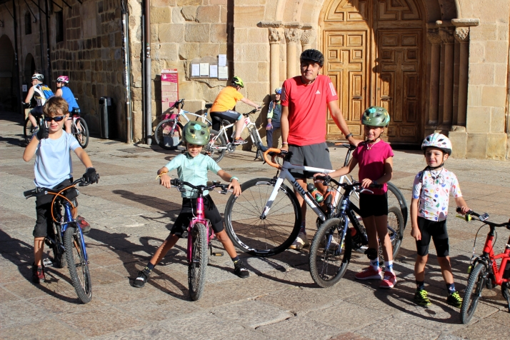 Las bicicletas invaden el centro de Soria