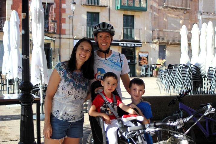 Las bicicletas invaden el centro de Soria