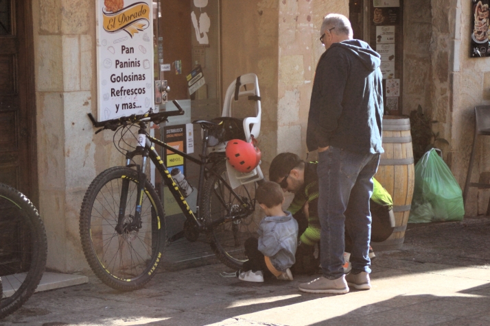 Las bicicletas invaden el centro de Soria