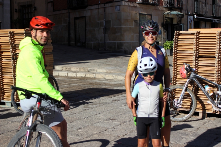 Las bicicletas invaden el centro de Soria