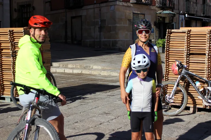 Las bicicletas invaden el centro de Soria