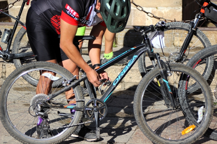 Las bicicletas invaden el centro de Soria