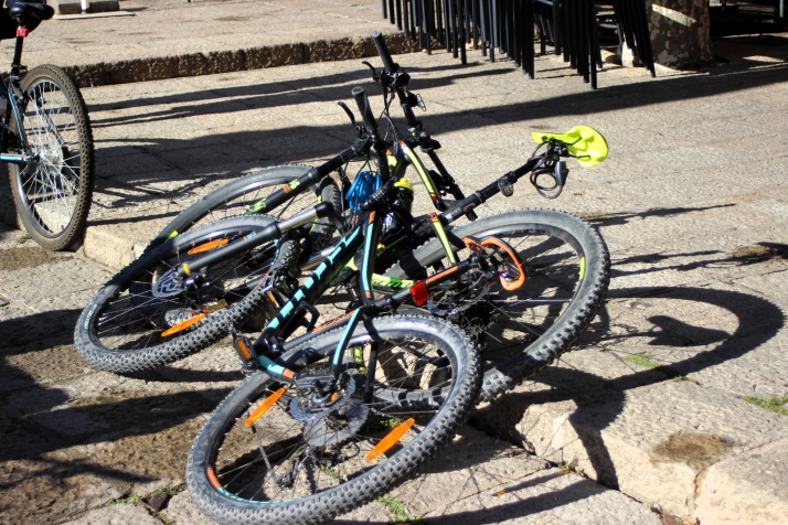 Las bicicletas invaden el centro de Soria