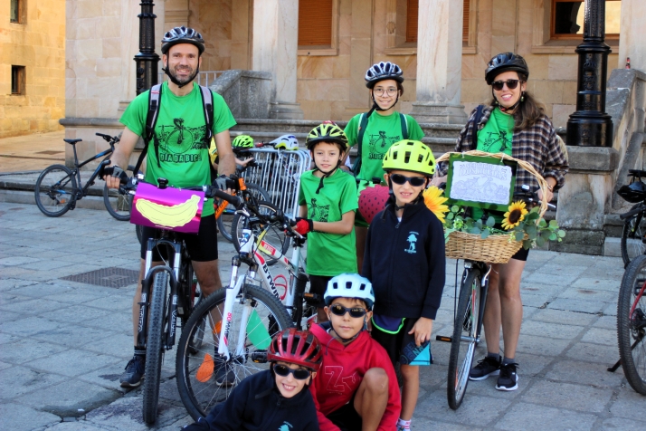 Las bicicletas invaden el centro de Soria