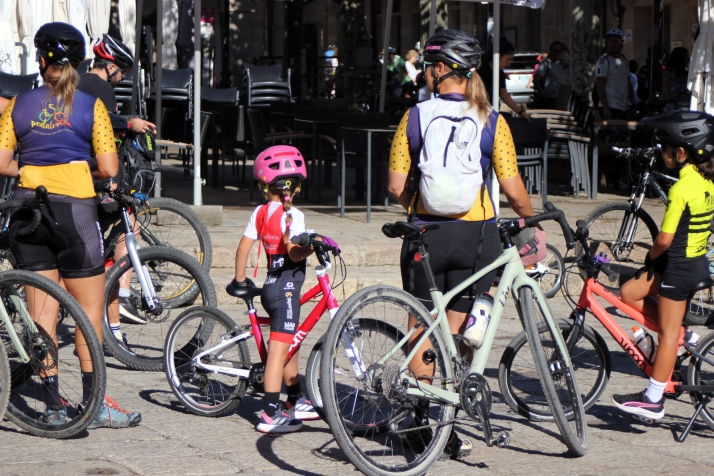 Las bicicletas invaden el centro de Soria