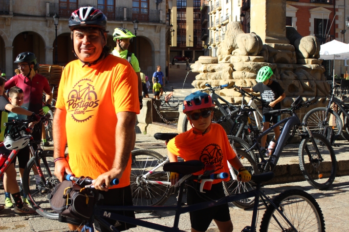 Las bicicletas invaden el centro de Soria