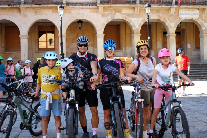 Las bicicletas invaden el centro de Soria