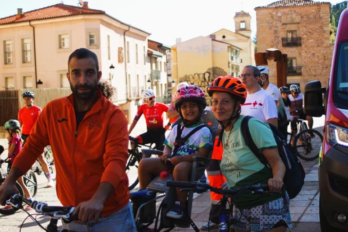 Las bicicletas invaden el centro de Soria