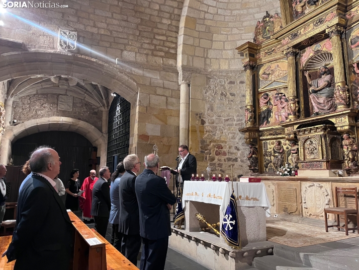 Sello de hermandad definitivo: Las Siete Palabras de Soria y Zaragoza estrechan sus lazos de fe