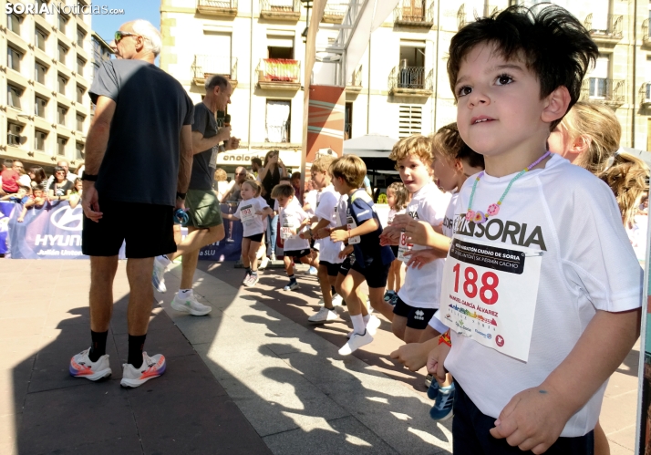 Una imagen del mediodía de este sábado en el centro de Soria. /PC