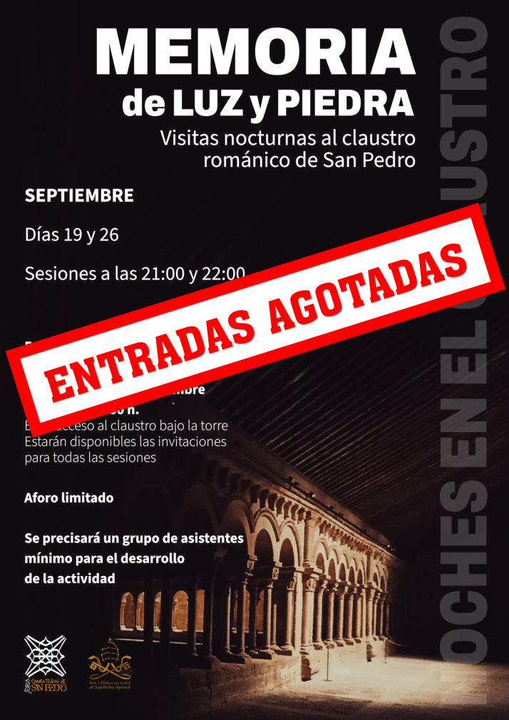 El claustro de San Pedro cuelga el cartel de completo en un solo día