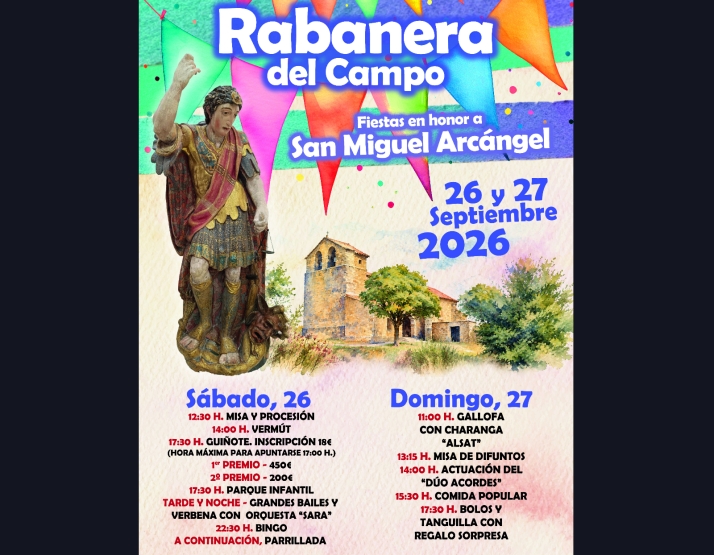 Un campeonato de guiñote con 450 euros de premio lidera las fiestas de Rabanera del Campo
