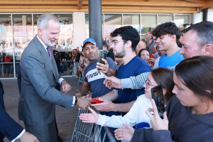 Una imagen de la visita. /Casa REal