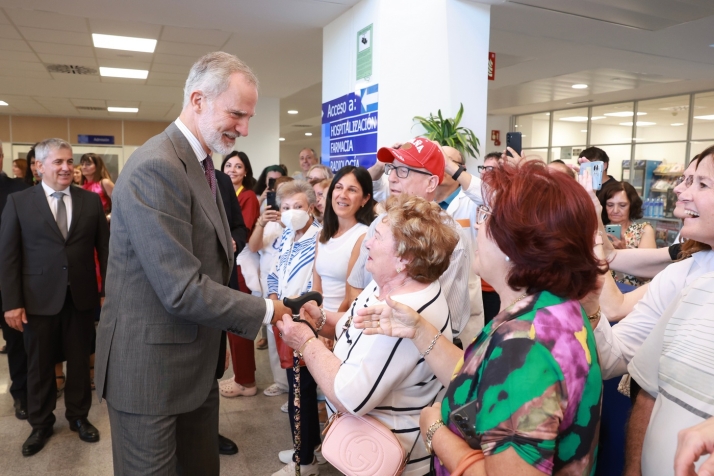 Una imagen de la visita. /Casa REal