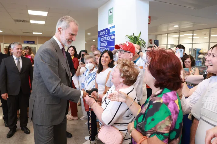 Una imagen de la visita. /Casa REal