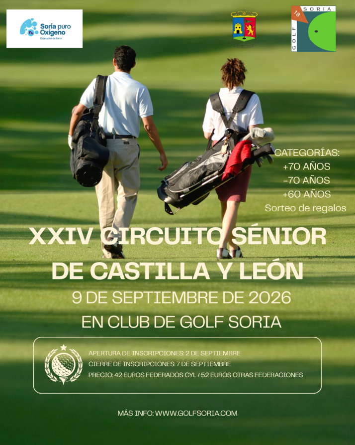 Abiertas las inscripciones para el Circuito Senior en Soria