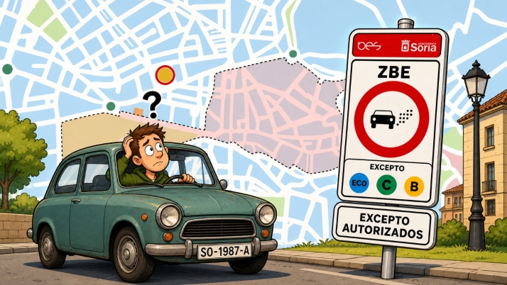 Hoy empieza la Zona de Bajas Emisiones de Soria: Resolvemos todas tus dudas en formato pregunta-respuesta