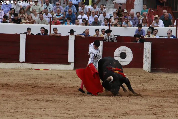En im&aacute;genes: Tarde de toros en Almaz&aacute;n con protagonismo para Rub&eacute;n Sanz y Jarocho