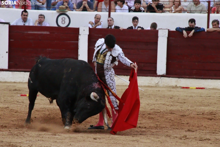 En im&aacute;genes: Tarde de toros en Almaz&aacute;n con protagonismo para Rub&eacute;n Sanz y Jarocho