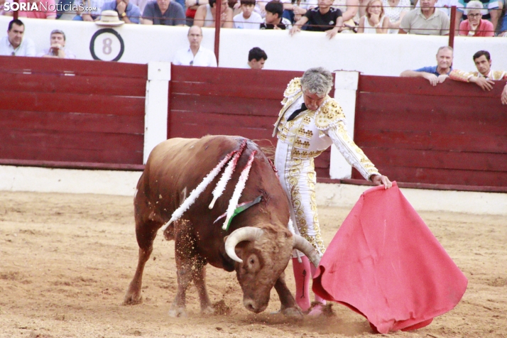En im&aacute;genes: Tarde de toros en Almaz&aacute;n con protagonismo para Rub&eacute;n Sanz y Jarocho