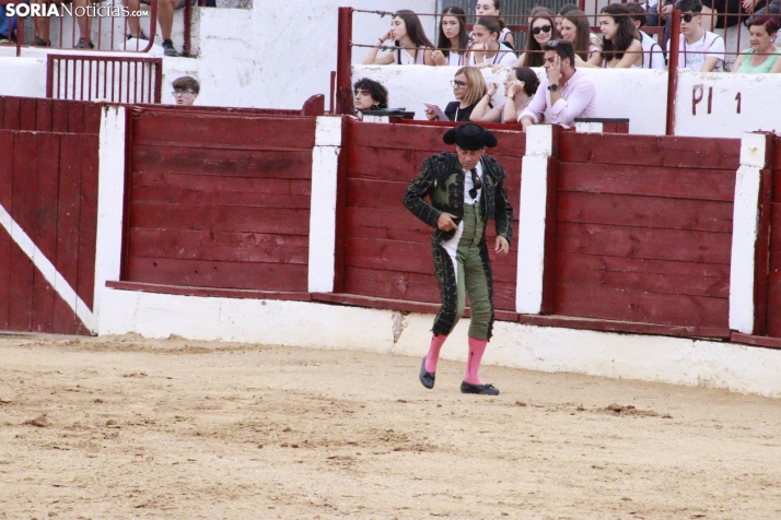 En im&aacute;genes: Tarde de toros en Almaz&aacute;n con protagonismo para Rub&eacute;n Sanz y Jarocho