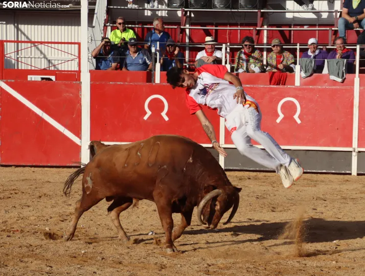 Una imagen de la tarde en la plaza de toros olvegueña. /Santos Gómez