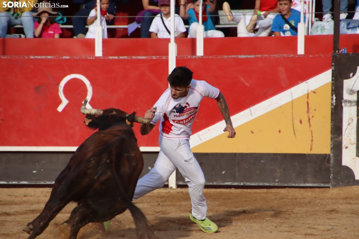 Una imagen de la tarde en la plaza de toros olvegueña. /Santos Gómez