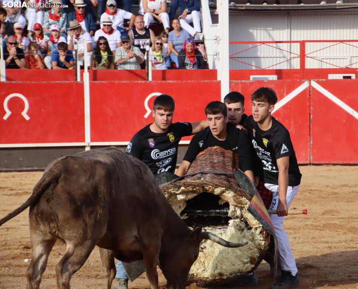 Una imagen de la tarde en la plaza de toros olvegueña. /Santos Gómez
