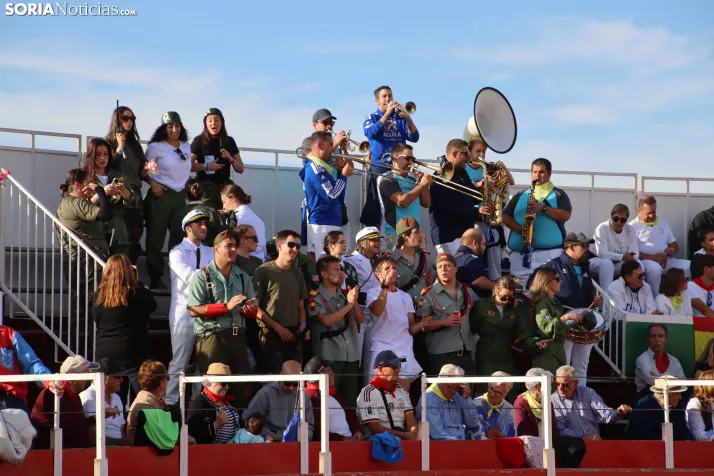 Una imagen de la tarde en la plaza de toros olvegueña. /Santos Gómez