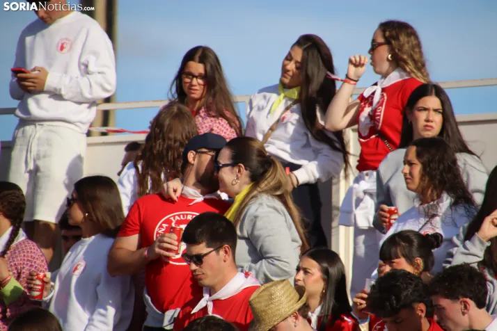 Una imagen de la tarde en la plaza de toros olvegueña. /Santos Gómez