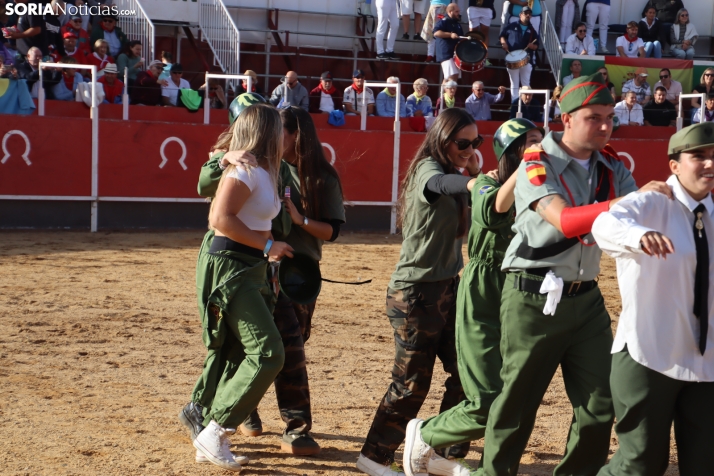 Una imagen de la tarde en la plaza de toros olvegueña. /Santos Gómez