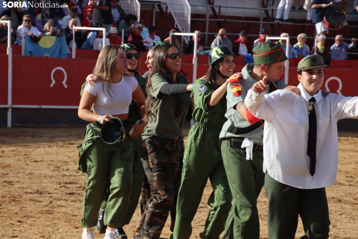Una imagen de la tarde en la plaza de toros olvegueña. /Santos Gómez