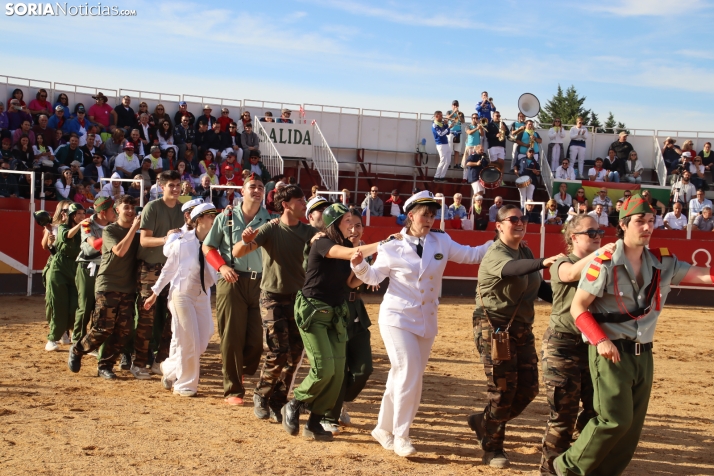 Una imagen de la tarde en la plaza de toros olvegueña. /Santos Gómez