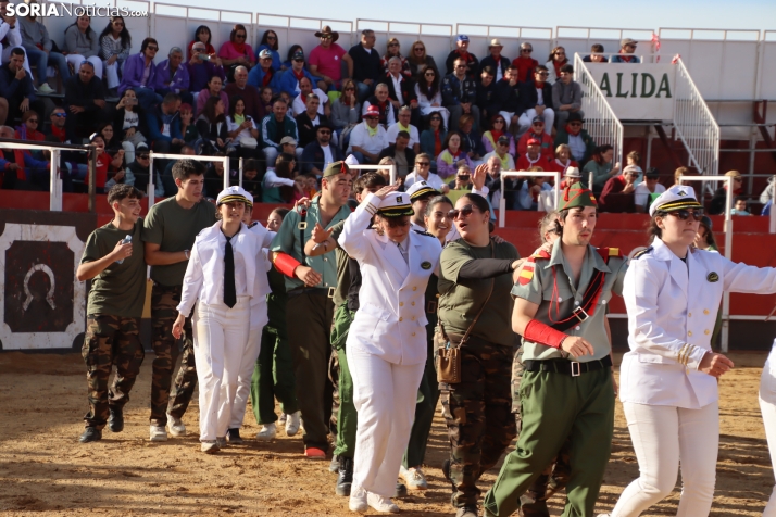 Una imagen de la tarde en la plaza de toros olvegueña. /Santos Gómez