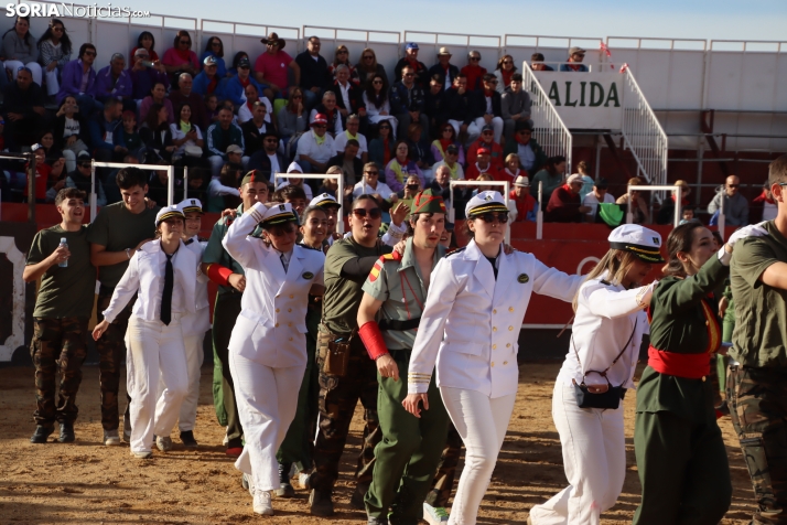 Una imagen de la tarde en la plaza de toros olvegueña. /Santos Gómez