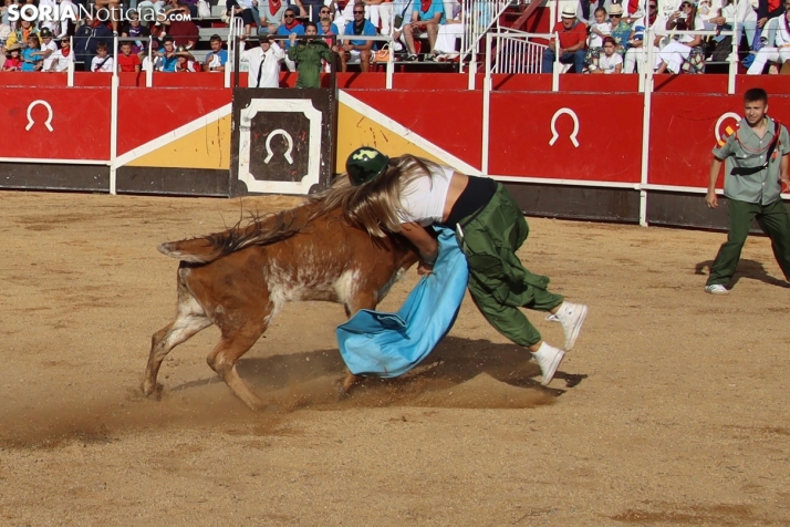 Una imagen de la tarde en la plaza de toros olvegueña. /Santos Gómez