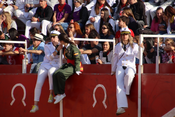 Una imagen de la tarde en la plaza de toros olvegueña. /Santos Gómez