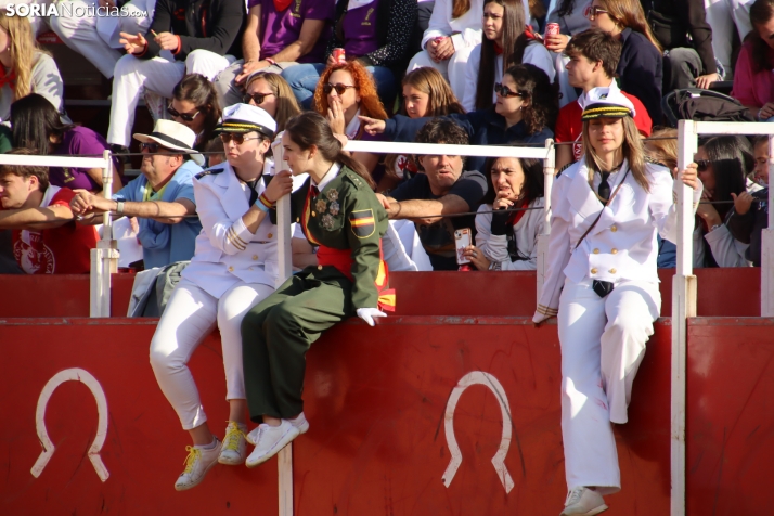 Una imagen de la tarde en la plaza de toros olvegueña. /Santos Gómez