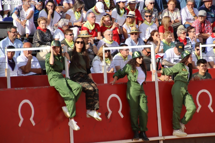 Una imagen de la tarde en la plaza de toros olvegueña. /Santos Gómez