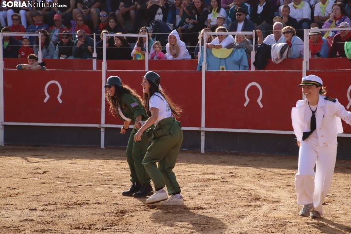 Una imagen de la tarde en la plaza de toros olvegueña. /Santos Gómez